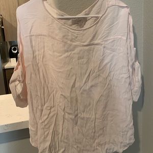 Ann Taylor LOFT XL light pink dress top.